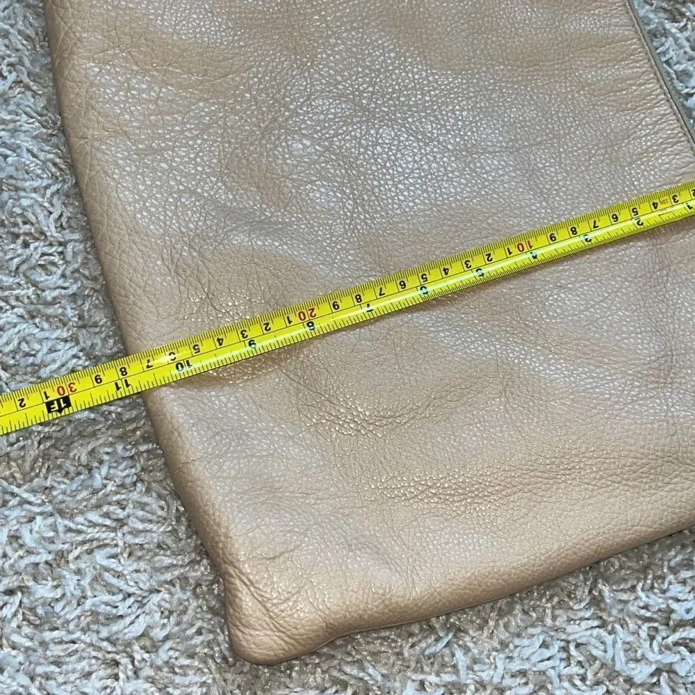 Bleecker beige leather cross body bag by COACH